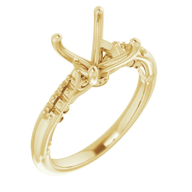 Accented Engagement Ring