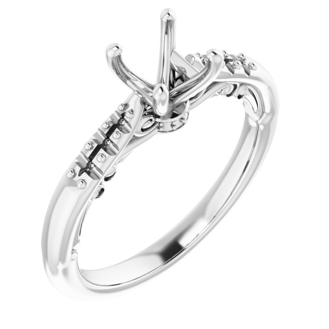 Accented Engagement Ring