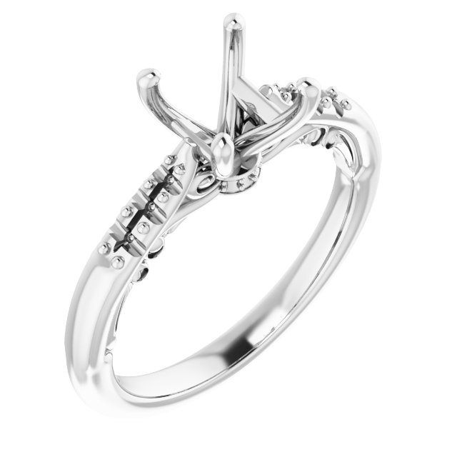 Accented Engagement Ring