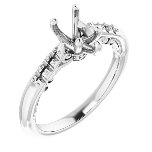 Accented Engagement Ring