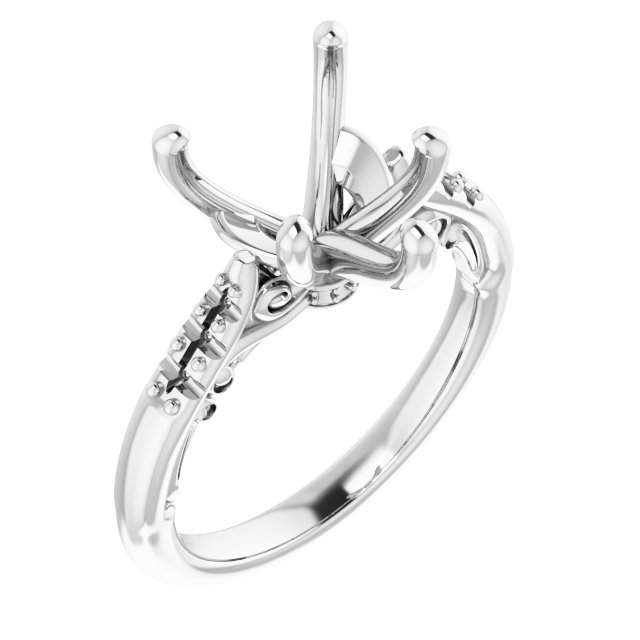 Accented Engagement Ring