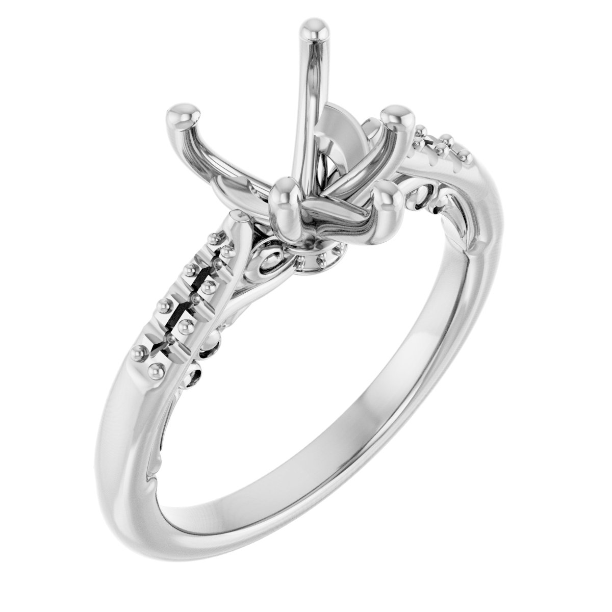 Accented Engagement Ring