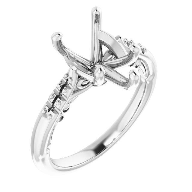 Accented Engagement Ring