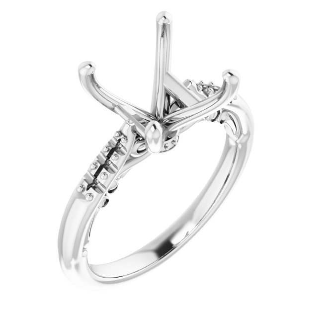 Accented Engagement Ring