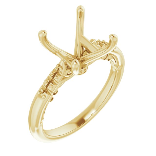 Accented Engagement Ring