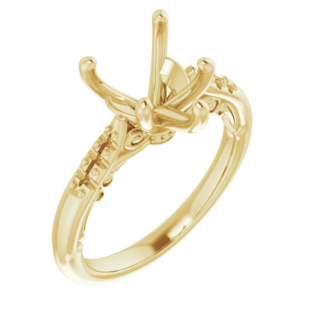 Accented Engagement Ring