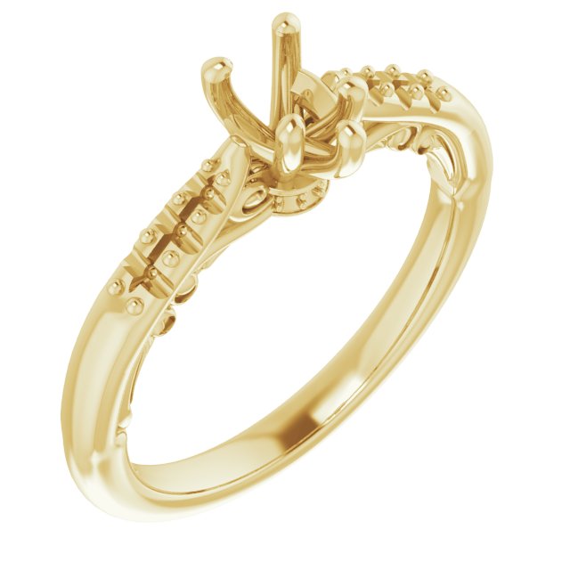 Accented Engagement Ring