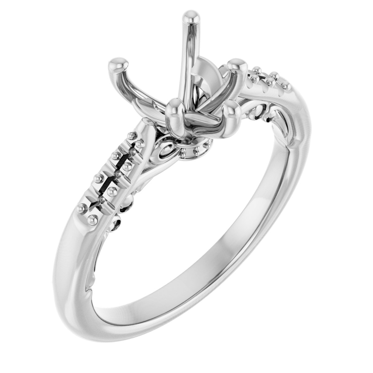 Accented Engagement Ring