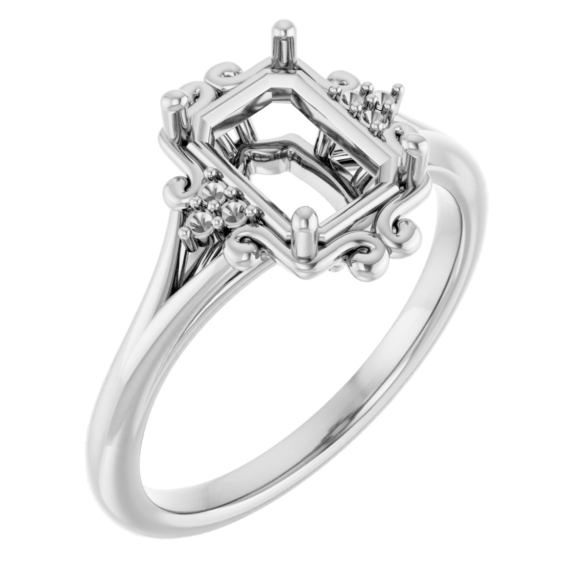 Accented Sculptural Ring