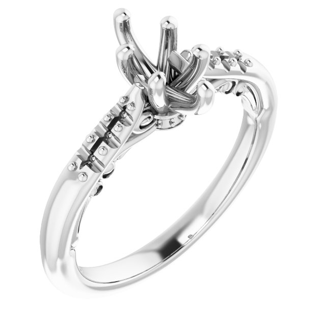 Accented Engagement Ring