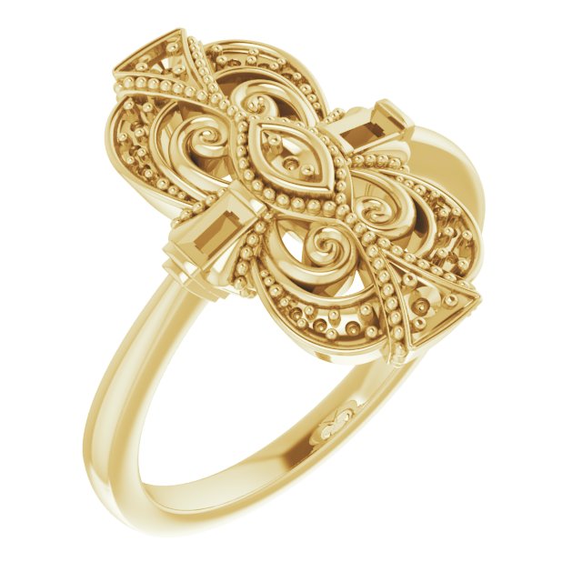 14k Yellow Gold