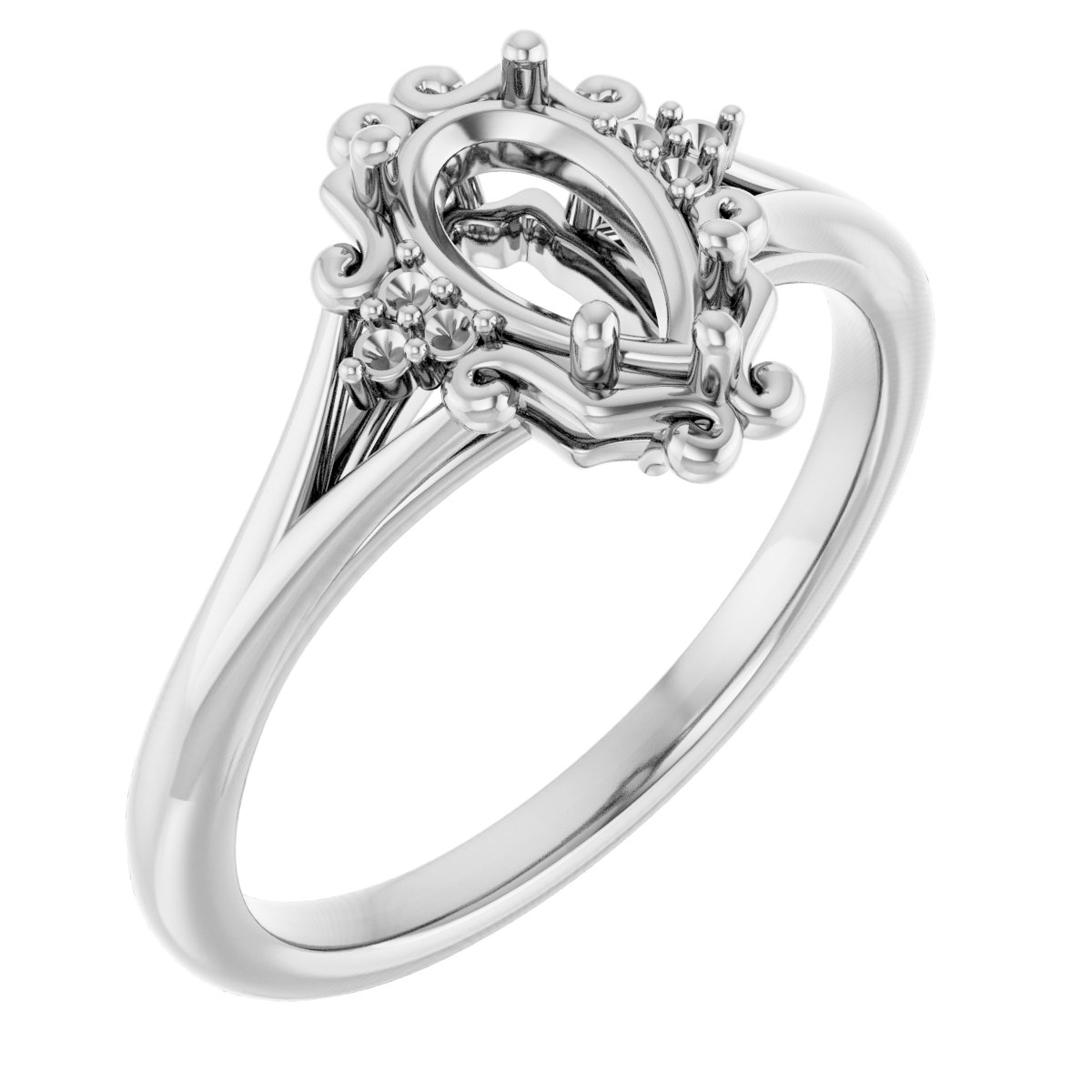 Accented Sculptural Ring