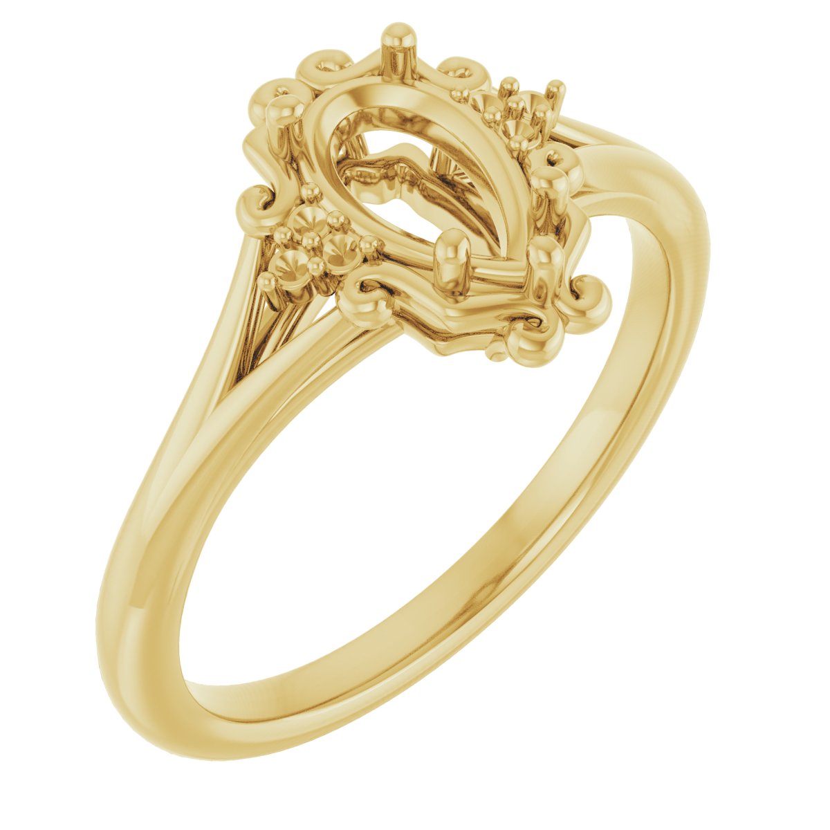 Accented Sculptural Ring