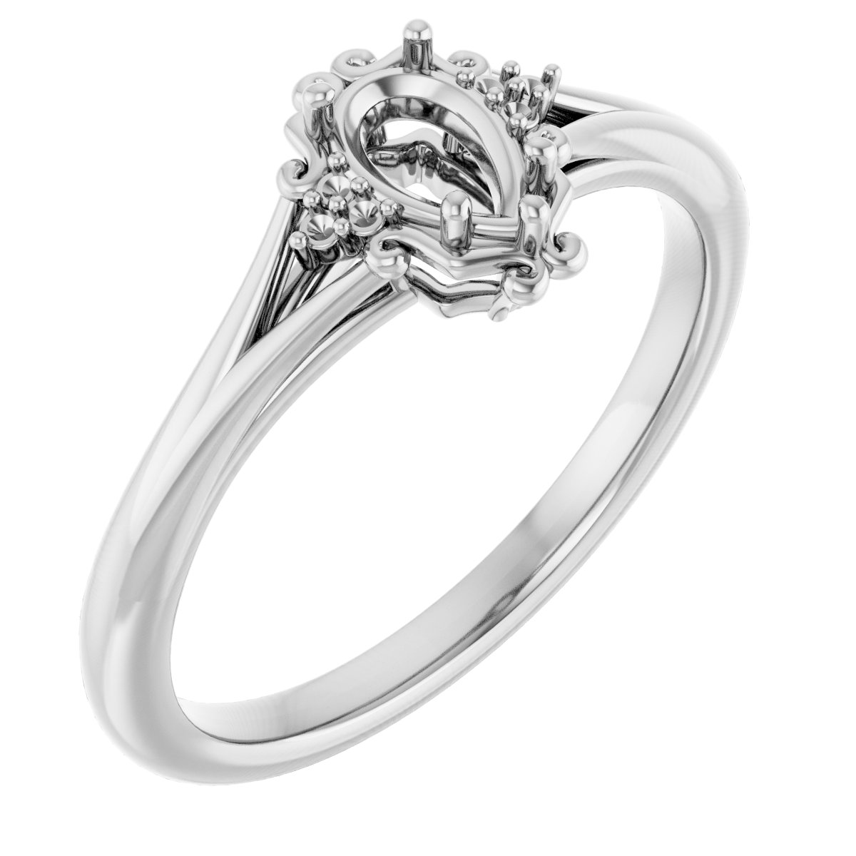 14k White Gold