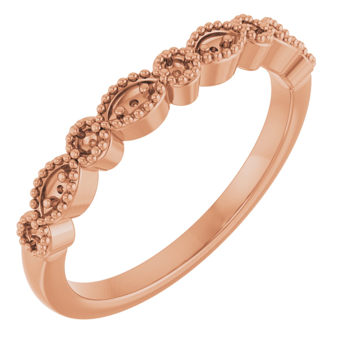 Accented Vintage-Inspired Engagement Ring or Band