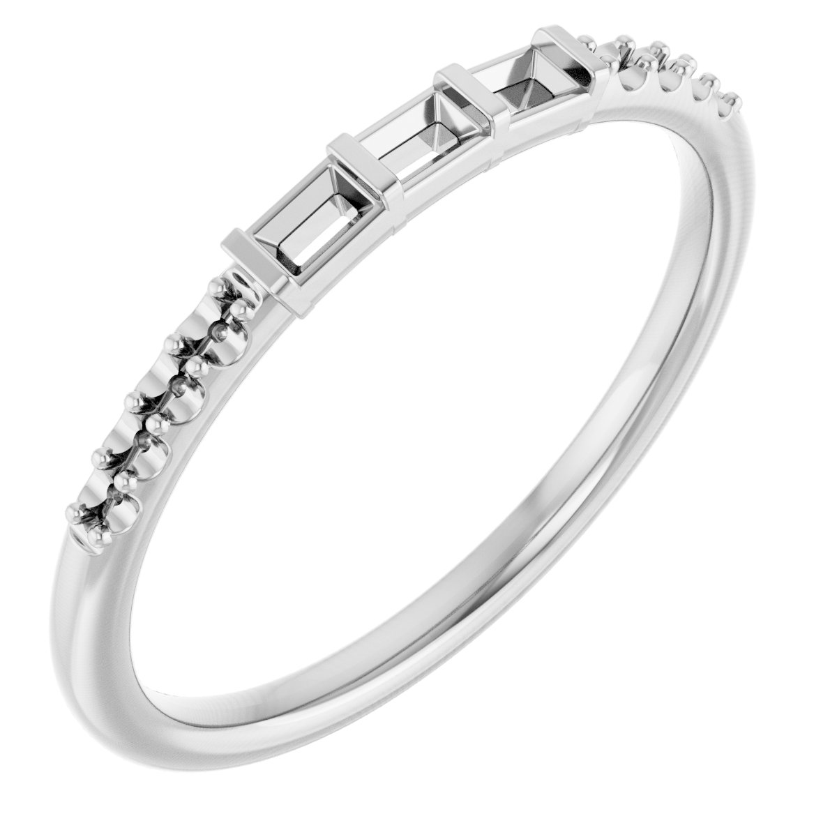 14K White 1/6 CTW Natural Diamond Anniversary Band