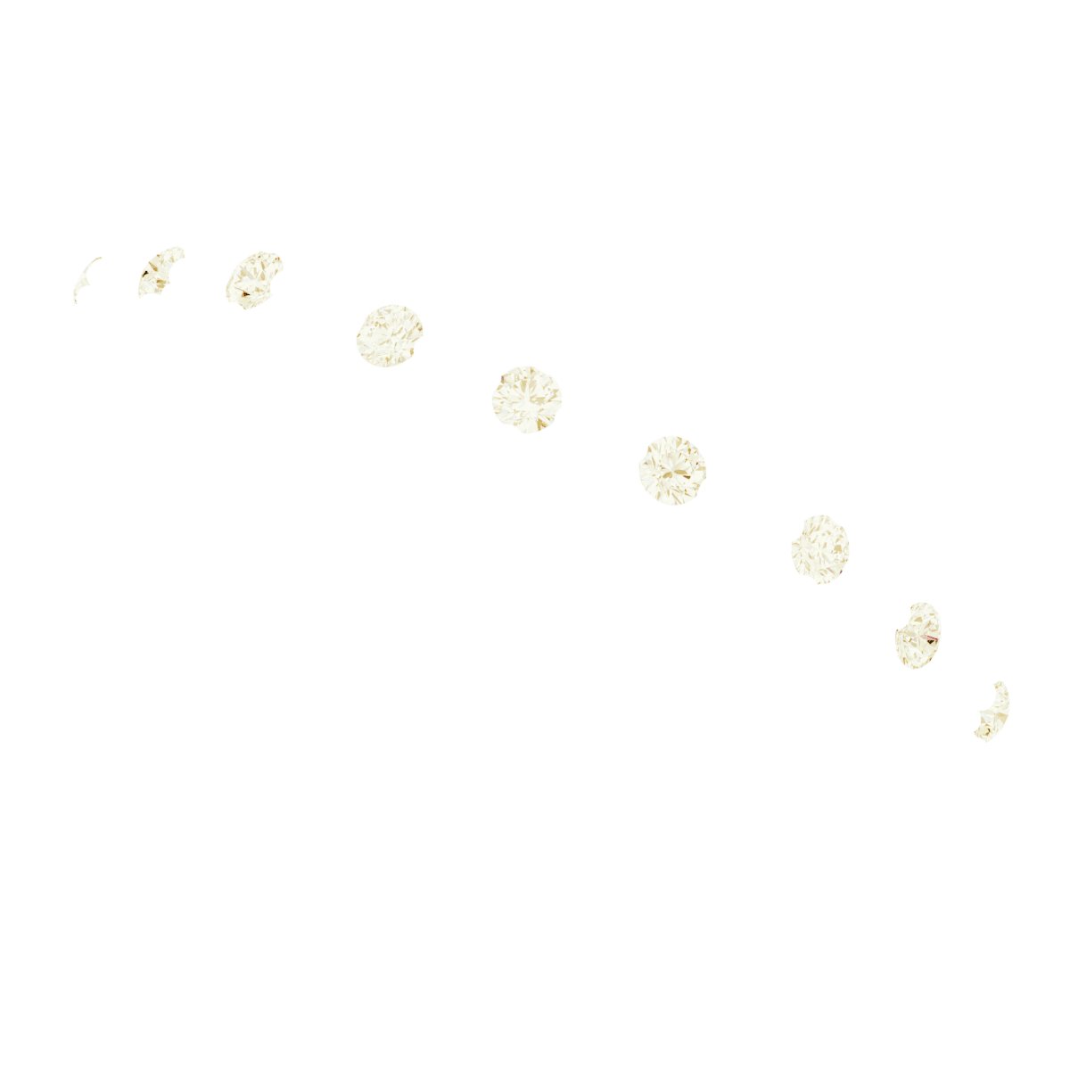 14K Yellow .08 CTW Natural Diamond Matching Band-5