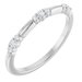 Platinum 1/10 CTW Diamond Stackable Ring