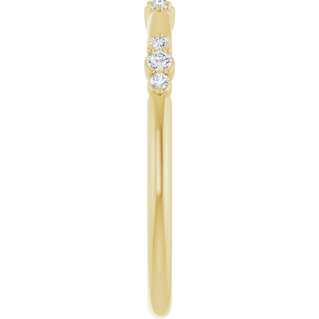 1/5 CTW Diamond Granulated Stackable Anniversary Band - 14k Gold or Platinum 1/5 CTW Diamond Granulated Stackable Anniversary Band - 14k Gold or Platinum