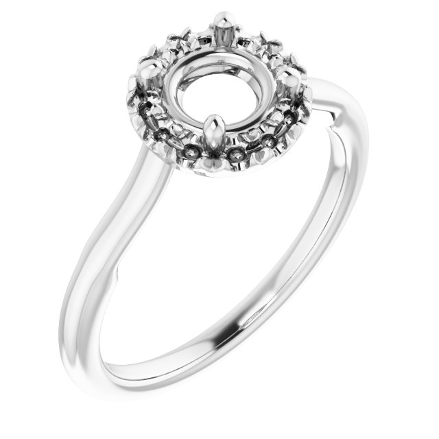 Halo-Style Engagement Ring