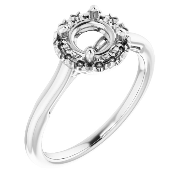 Halo-Style Engagement Ring