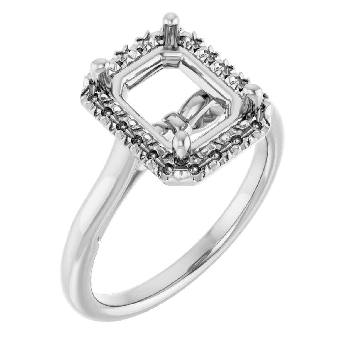 Halo-Style Engagement Ring