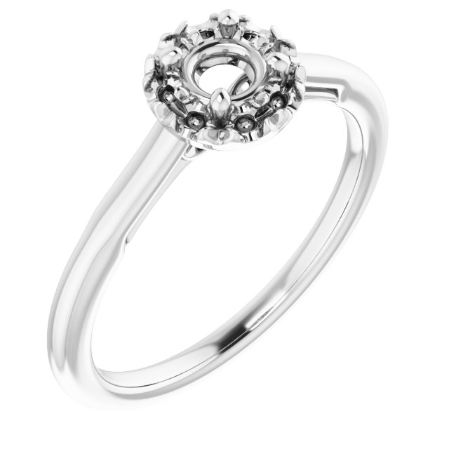 Halo-Style Engagement Ring