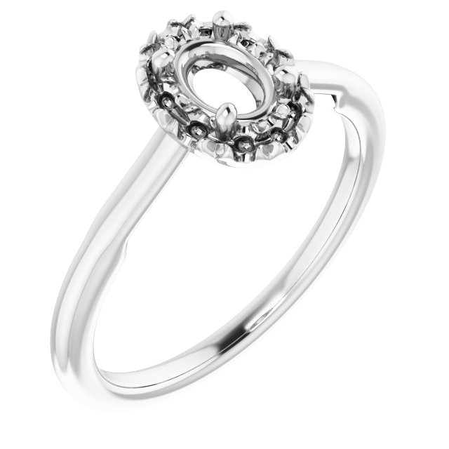 Halo-Style Engagement Ring