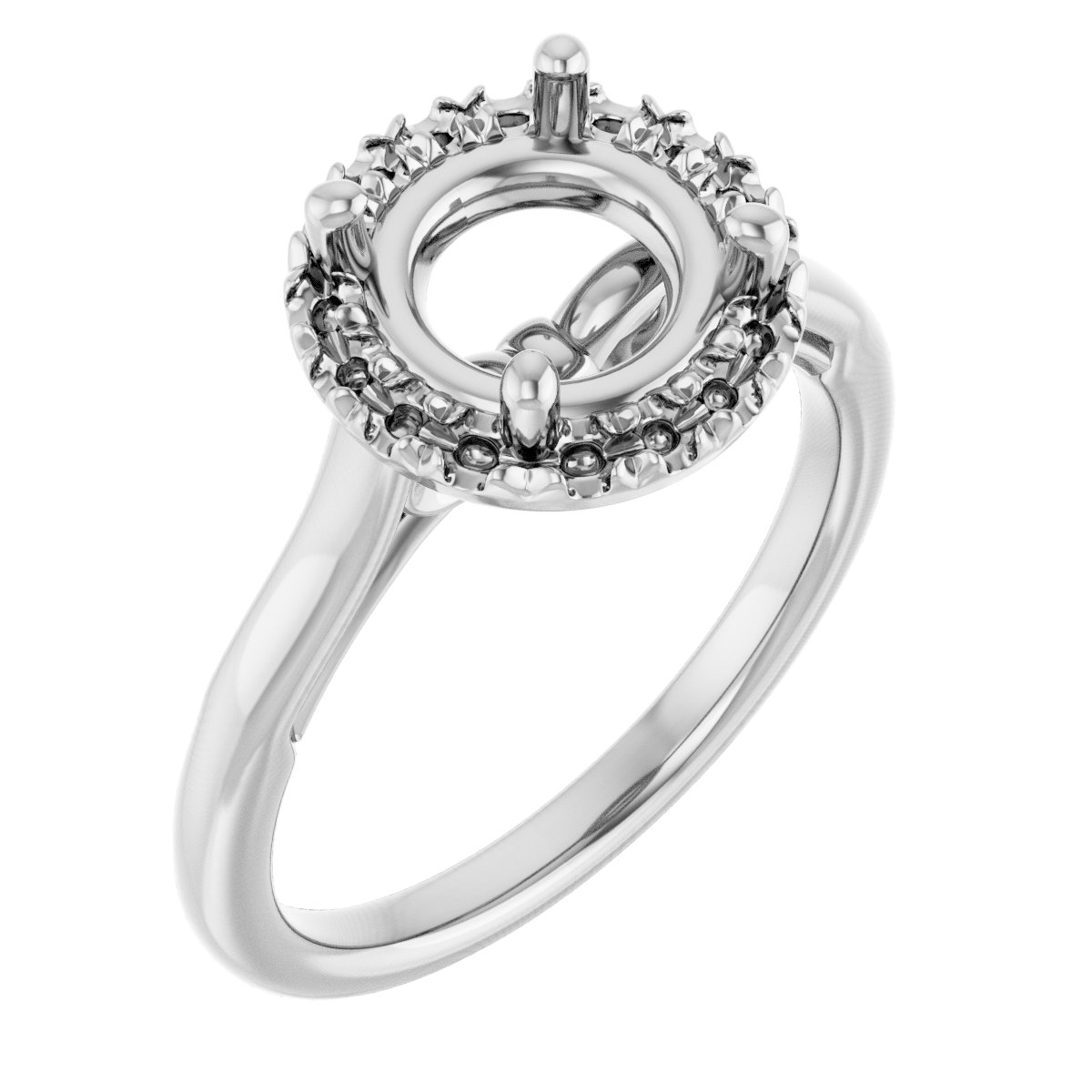 Halo-Style Engagement Ring