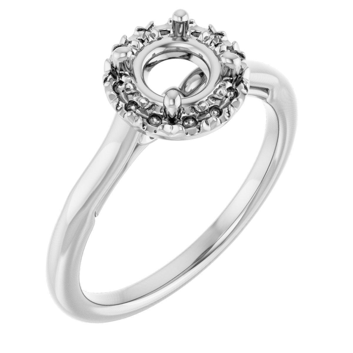 Halo-Style Engagement Ring