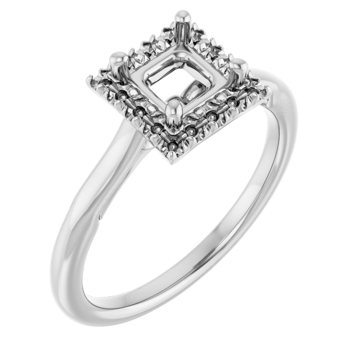 Halo-Style Engagement Ring