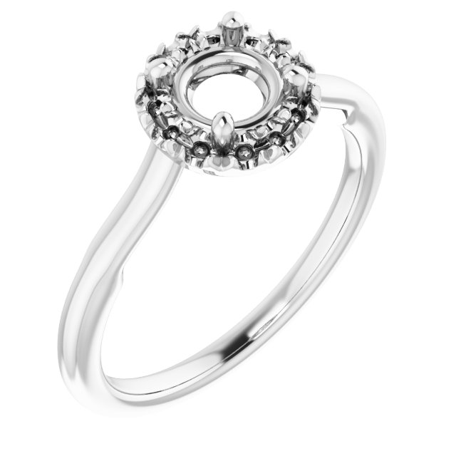 Halo-Style Engagement Ring