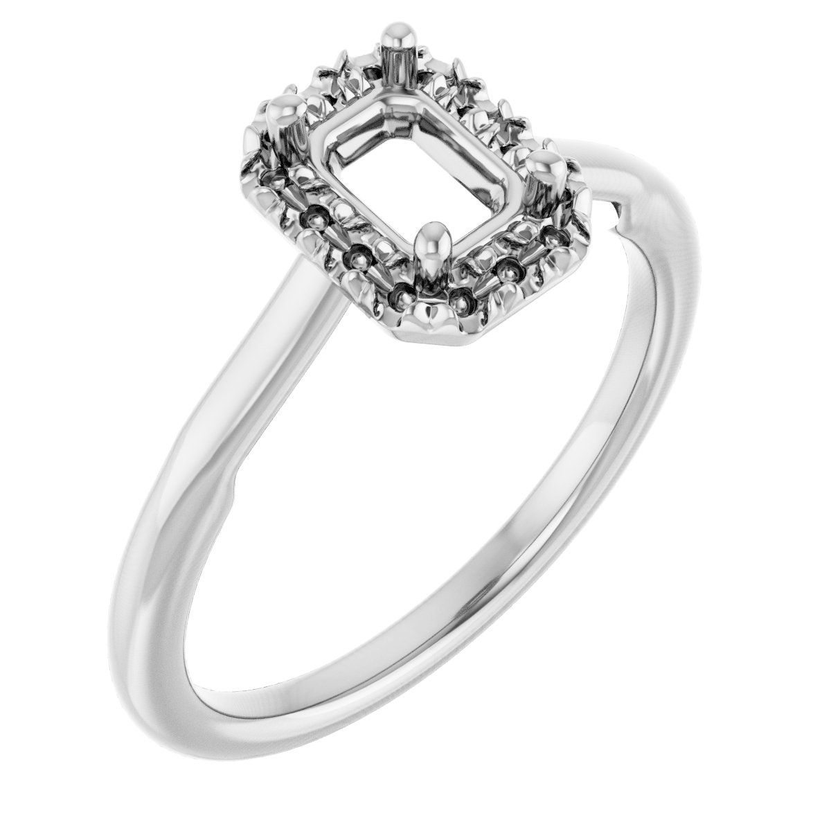 Halo-Style Engagement Ring