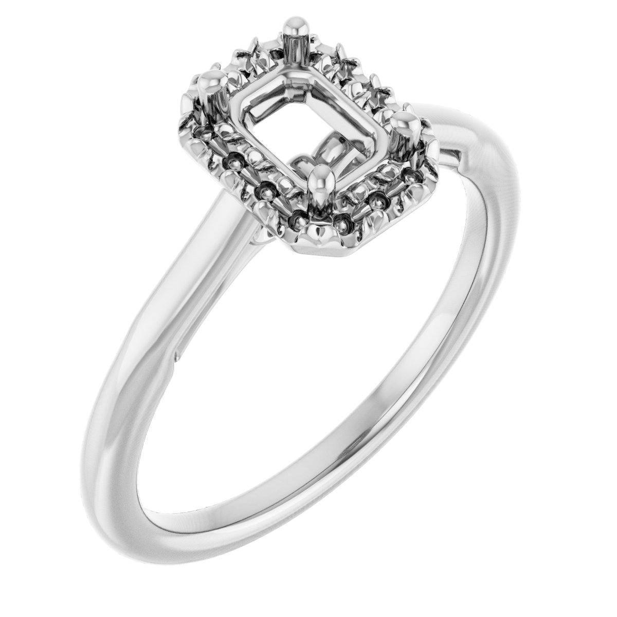 Halo-Style Engagement Ring