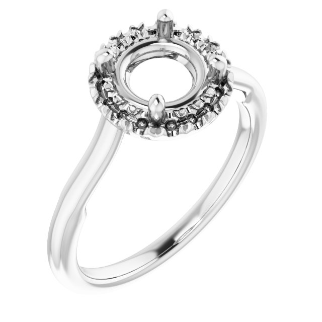Halo-Style Engagement Ring