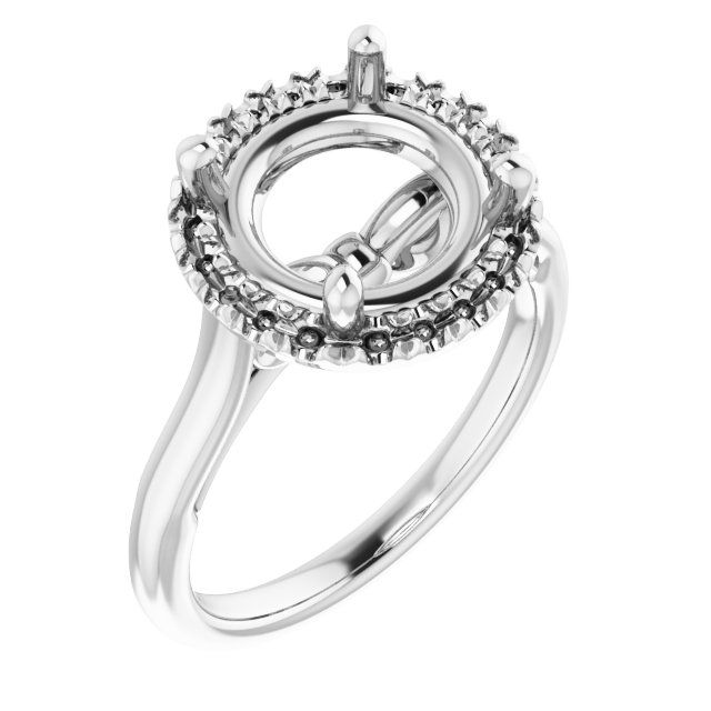 Halo-Style Engagement Ring