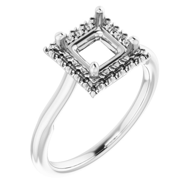 Halo-Style Engagement Ring