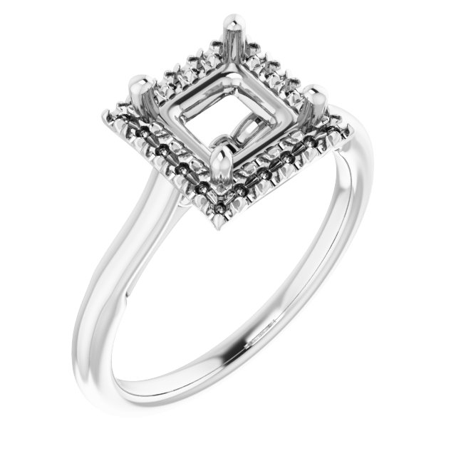 Halo-Style Engagement Ring