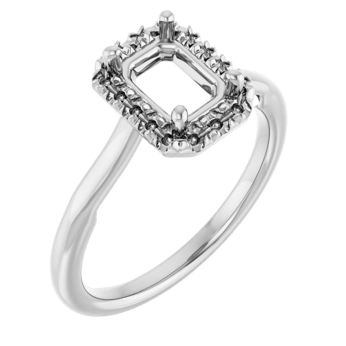Halo-Style Engagement Ring