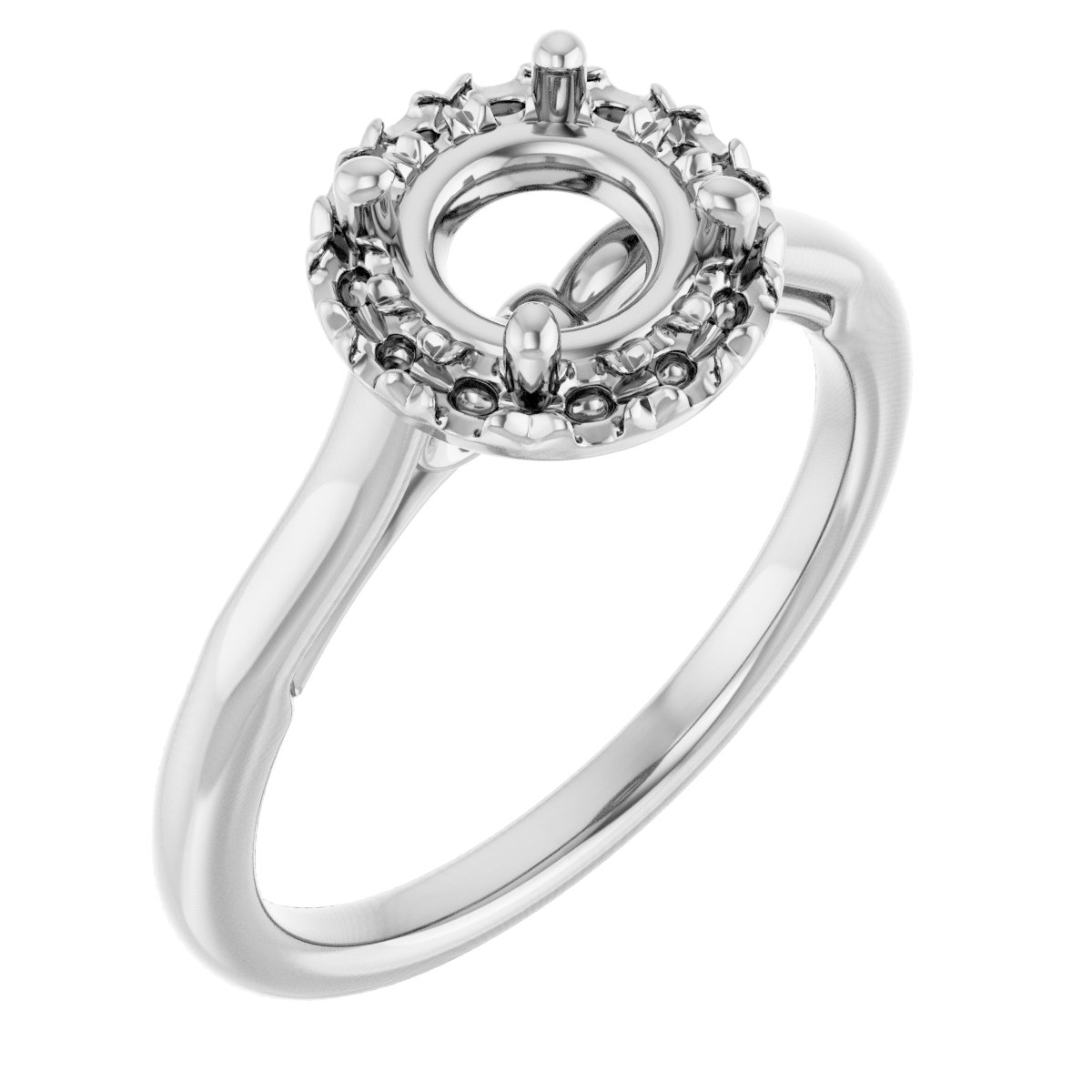 Halo-Style Engagement Ring