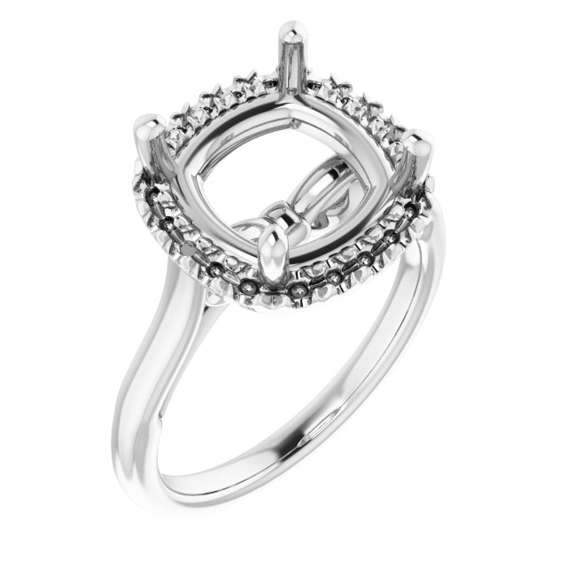 Halo-Style Engagement Ring