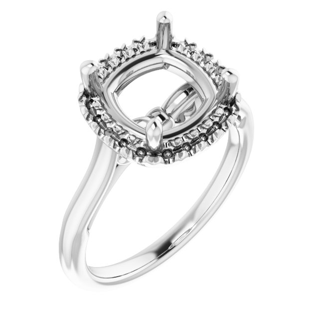 Halo-Style Engagement Ring