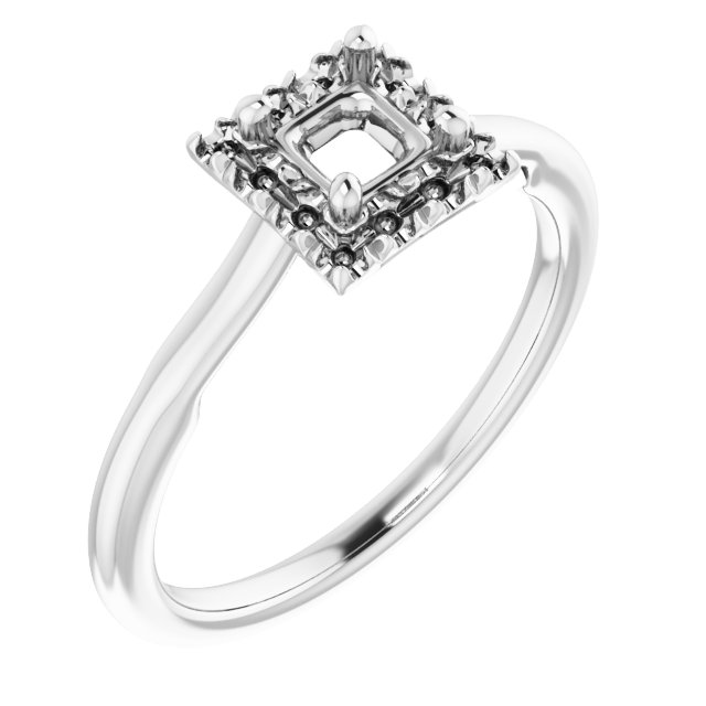 Halo-Style Engagement Ring