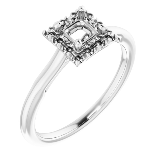 Halo-Style Engagement Ring