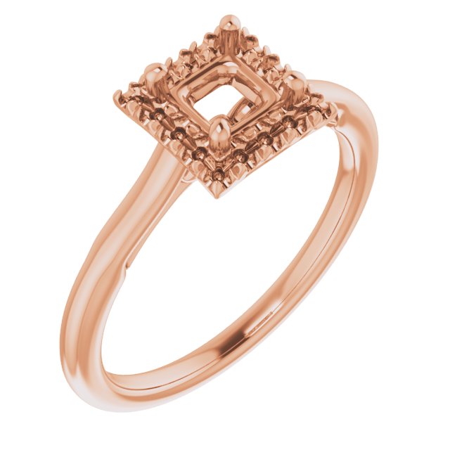 Halo-Style Engagement Ring