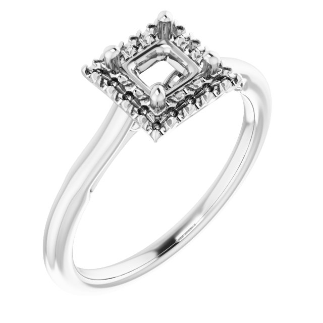 Halo-Style Engagement Ring