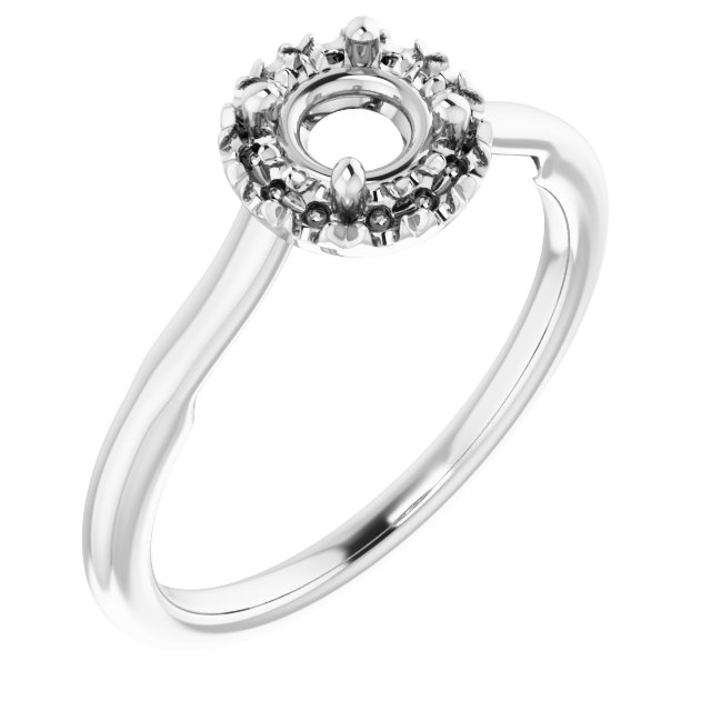 Halo-Style Engagement Ring