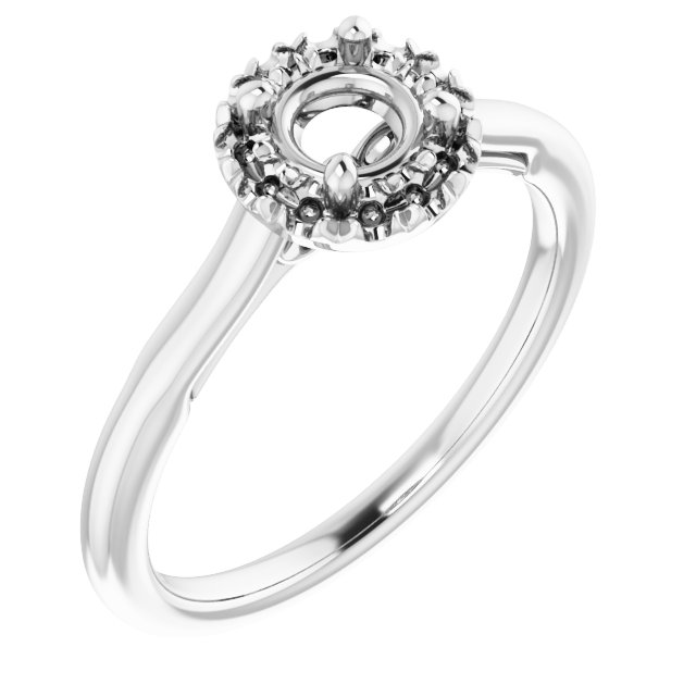 Halo-Style Engagement Ring