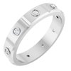14K White .17 CTW Mens Diamond Ring Size 7 Ref 16249459
