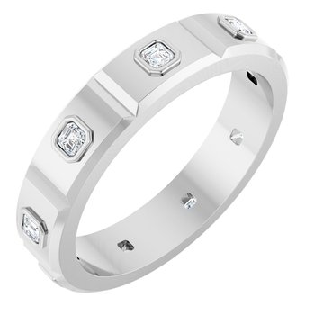 Platinum .33 CTW Mens Diamond Ring Size 7 Ref 16249481